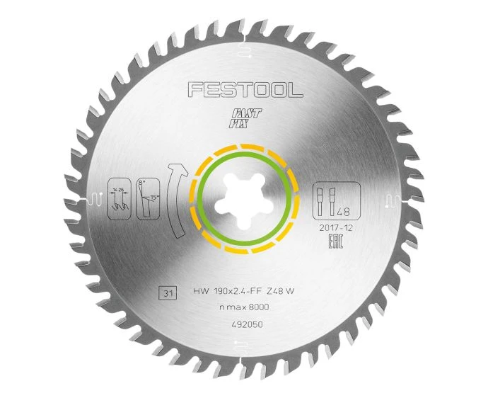 Festool 492050 Saw Blade For CS 50 Fine Wood 190mm 48T