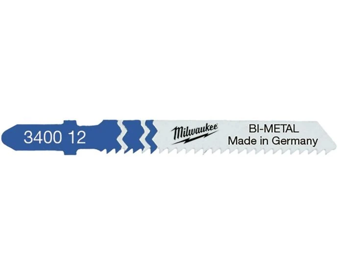Milwaukee 4932340012 Traditional Jigsaw Blades 55 x 2 mm T 118 BF Pack of 5