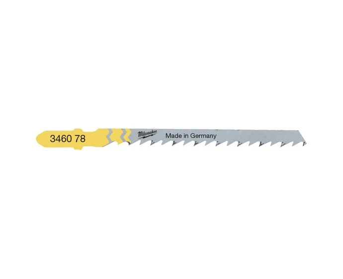 Milwaukee 4932346078 Curve Cutting Jigsaw Blades 75 x 4mm T 244 D Pack of 5