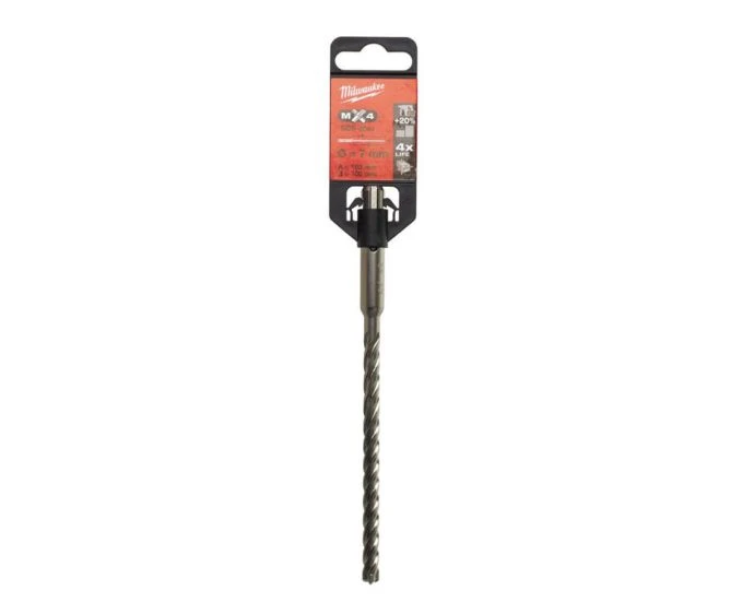 Milwaukee 4932352020 SDS Plus MX4 Drill Bit 4 Cut 7 x 165mm
