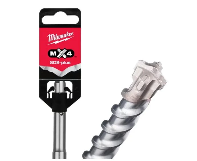 Milwaukee 4932352024 SDS Plus MX4 Drill Bit 4 Cut 8mm x 265mm