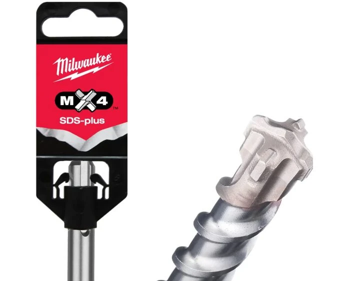 Milwaukee 4932352027 SDS Plus MX4 Drill Bit 4 Cut 10 x 215mm