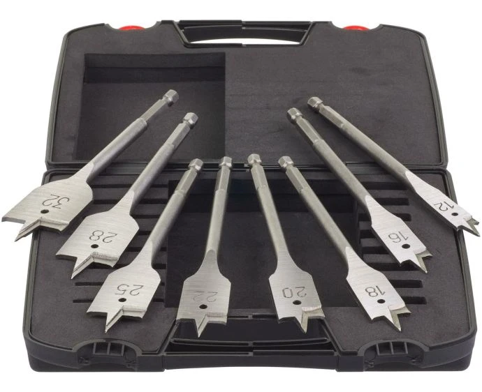Milwaukee 4932352504 8 Piece Flat Boring Drill Bit Set