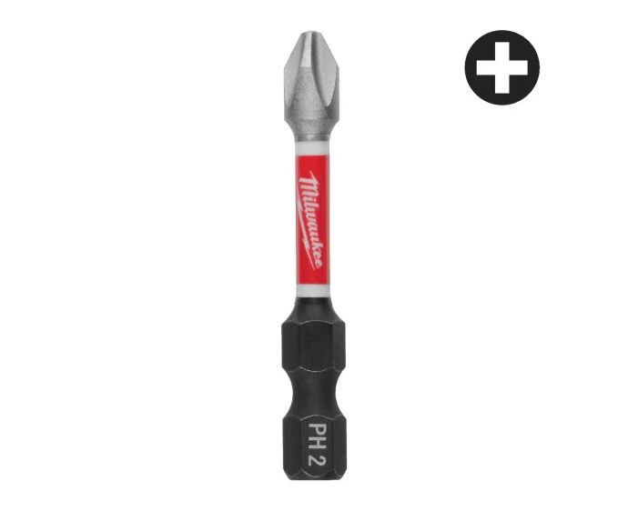 Milwaukee 4932430854 Shockwave Impact Screwdriver Bit PH2 x 50mm
