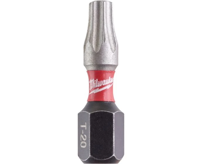 Milwaukee 4932430875 25 Pieces Shockwave Impact Screwdriving Bits Set TX20 x 25 mm