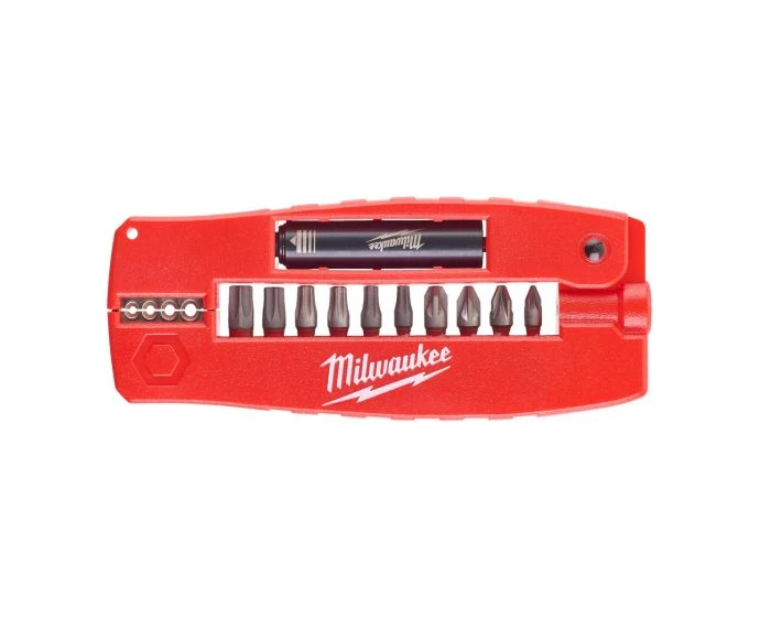 Milwaukee 4932430910 12 Pieces Shockwave Impact Duty Drive Guide Cassettes