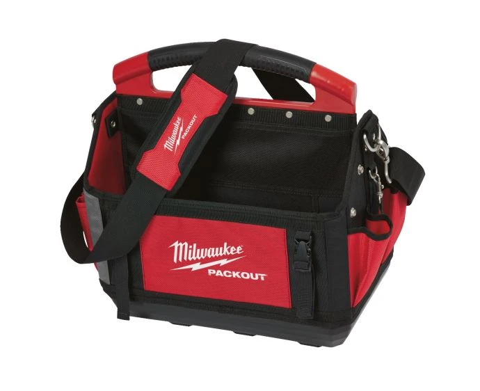 Milwaukee Packout Compact Organiser, Tote Tool Bag With 355ml Black Bottle Tumbler | 4932500654