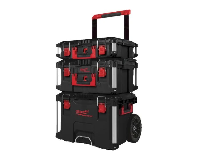 Milwaukee 4932464244 3 Piece Packout Storage Toolbox Set