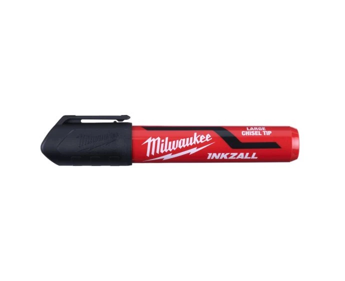 Milwaukee 4932471555 INKZALL Black L Chisel Tip Marker
