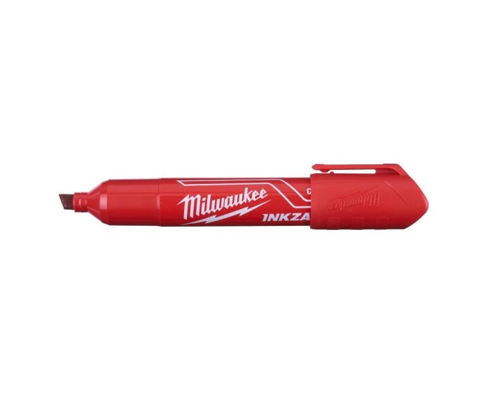 Milwaukee 4932471556 INKZALL Red L Chisel Tip Marker