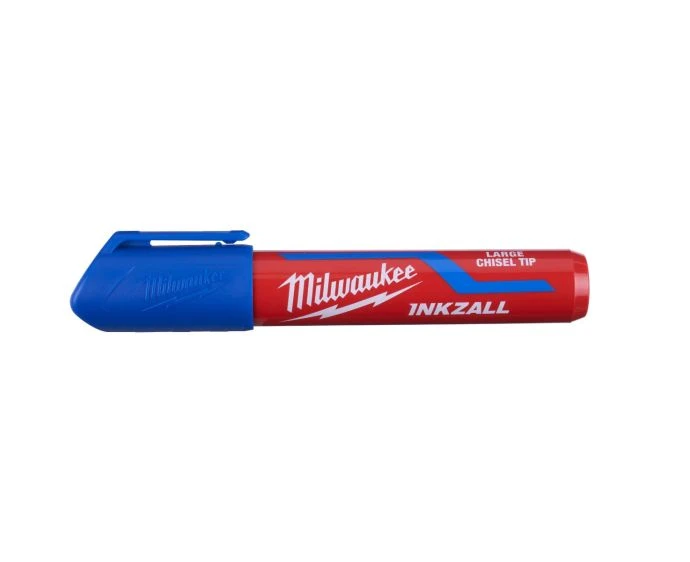 Milwaukee 4932471557 INKZALL Blue L Chisel Tip Marker