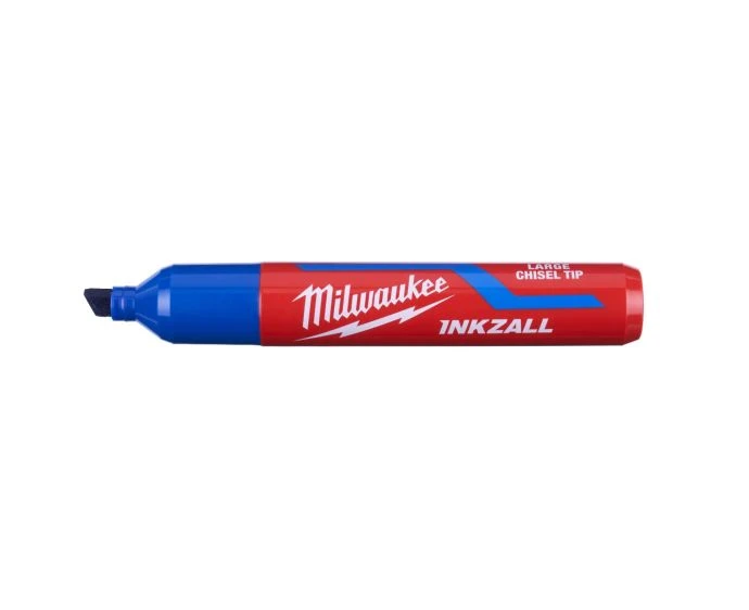 Milwaukee 4932471557 INKZALL Blue L Chisel Tip Marker