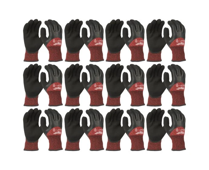 Milwaukee 4932471610 Winter Cut C Gloves 8 / M 12 Pairs