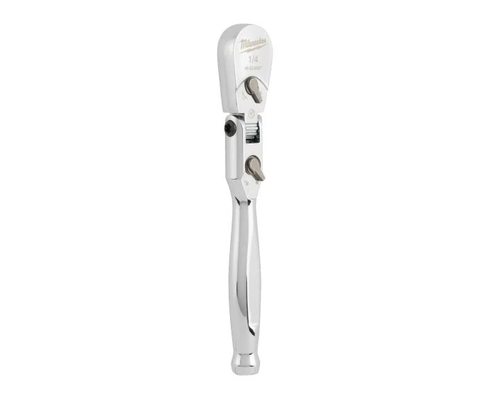 Milwaukee 4932479648 1/4" Drive Flex Head Ratchet