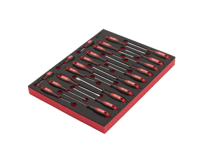 Milwaukee 4932479830 23 Pieces Trilobe Screwdrivers Foam Insert