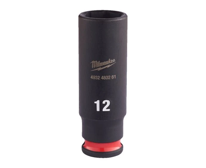 Milwaukee 4932480261 Shockwave Impact Duty Impact Socket Deep 12mm 1/4"