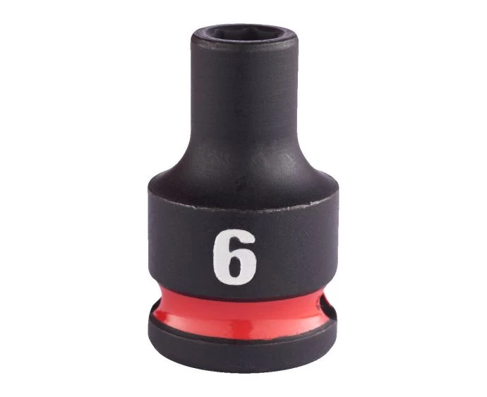 Milwaukee 4932480263 Shockwave Impact Duty Impact Socket STD 6 mm 3/8" 