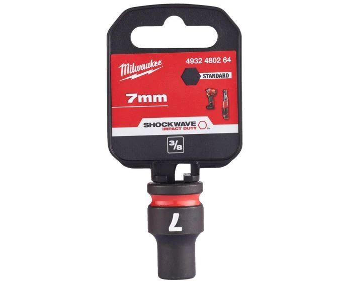 Milwaukee 4932480264 Shockwave Impact Duty Impact Socket STD 7 mm 3/8"