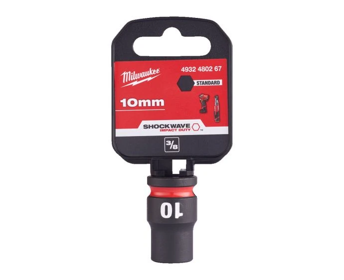 Milwaukee 4932480267 Shockwave Impact Duty Impact Socket STD 10mm 3/8"