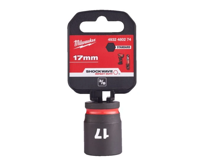 Milwaukee 4932480274 Shockwave Impact Duty Impact Socket STD 17mm 3/8"