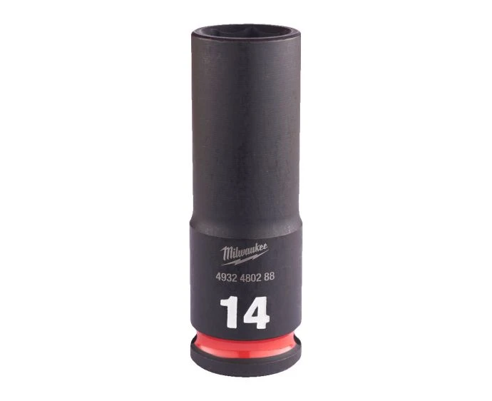 Milwaukee 4932480288 Shockwave Impact Duty Impact Socket Deep 14mm 3/8"
