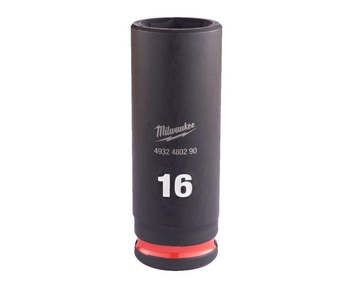 Milwaukee 4932480290 Shockwave Impact Duty Impact Socket Deep 16mm 3/8"