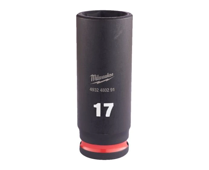 Milwaukee 4932480291 Shockwave Impact Duty Impact Socket Deep 17mm 3/8"