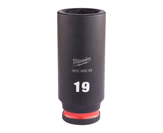 Milwaukee 4932480293 Shockwave Impact Duty Impact Socket Deep 19mm 3/8"