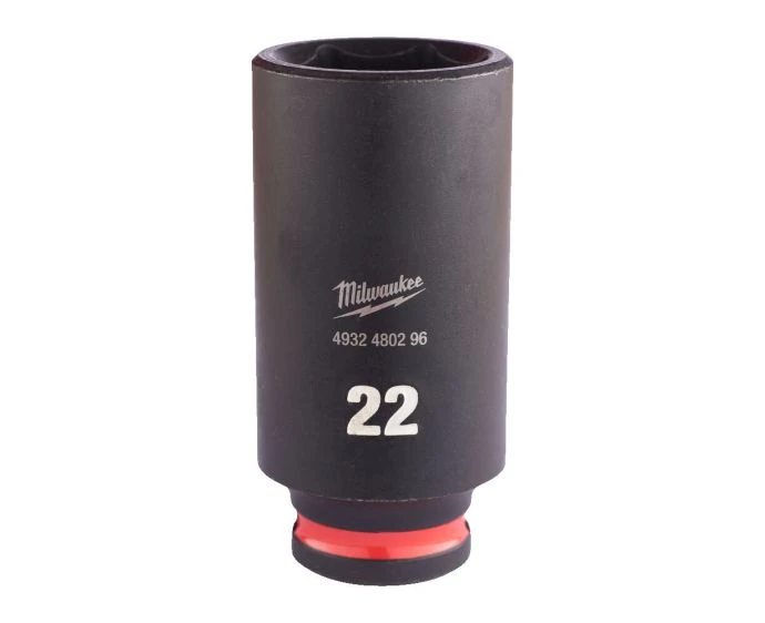 Milwaukee 4932480296 Shockwave Impact Duty Impact Socket Deep 22mm 3/8"