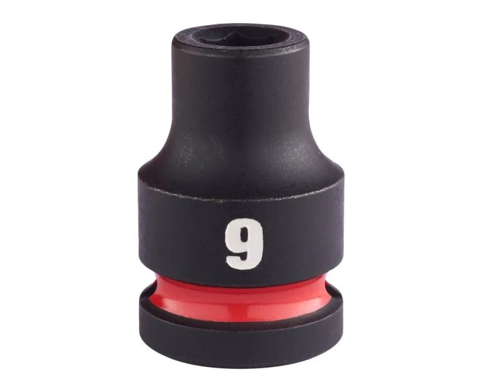 Milwaukee 4932480303 Shockwave Impact Socket STD 9mm 1/2"