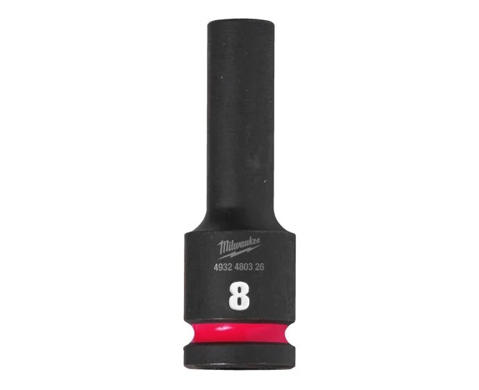 Milwaukee 4932480326 Shockwave Impact Duty Impact Sockets 8 mm 1/2"