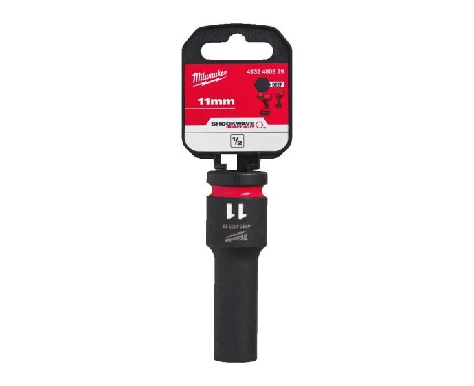 Milwaukee 4932480329 Shockwave Impact Duty Impact Sockets 11 mm 1/2"