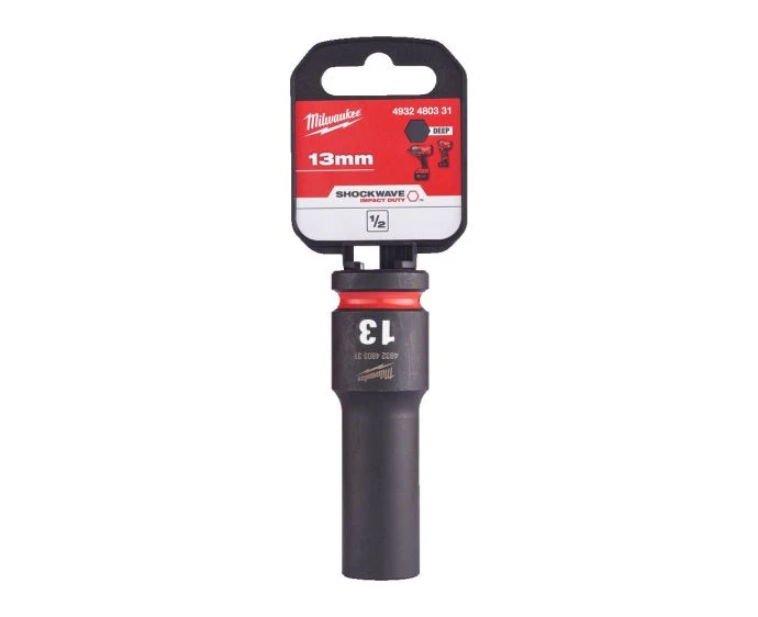 Milwaukee 4932480331 Shockwave Impact Duty Impact Socket 13 mm 1/2"