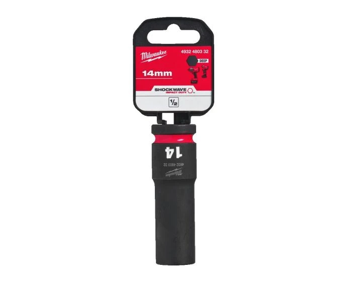 Milwaukee 4932480332 Shockwave Impact Duty Impact Socket 14 mm 1/2"
