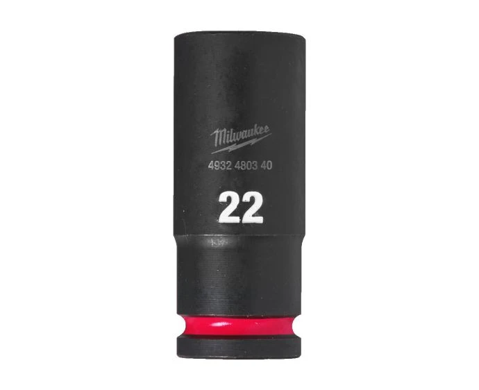 Milwaukee 4932480340 Shockwave Impact Duty Impact Sockets 22 mm 1/2"