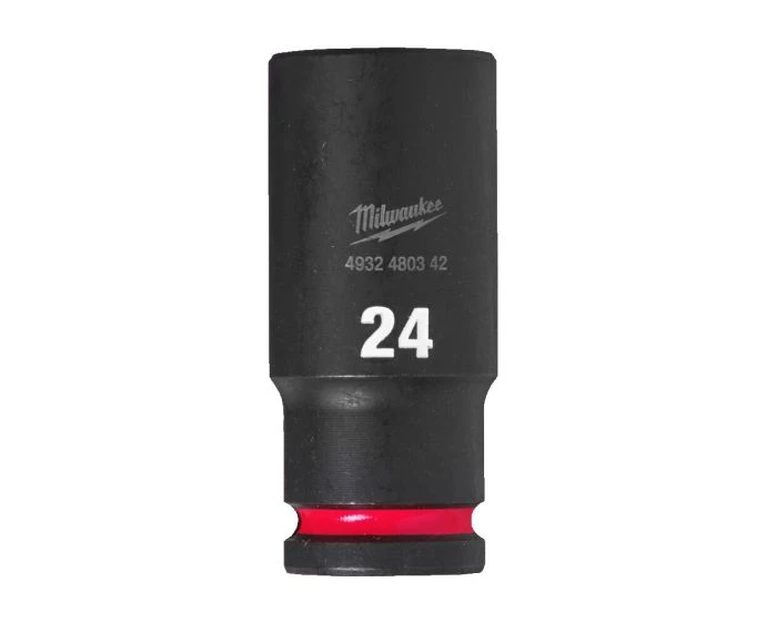 Milwaukee 4932480342 Shockwave Impact Duty Impact Sockets 24 mm 1/2"