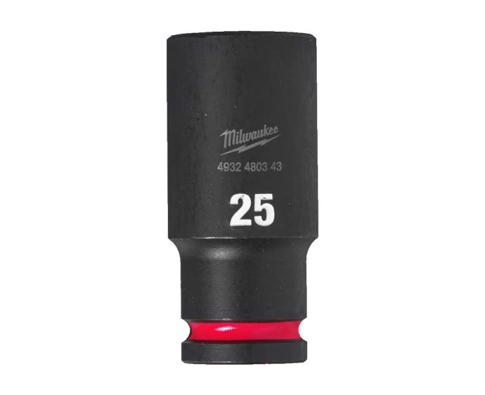Milwaukee 4932480343 Shockwave Impact Duty Impact Sockets 25 mm 1/2"