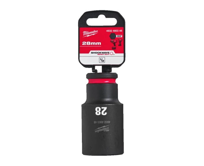Milwaukee 4932480346 Shockwave Impact Duty Impact Sockets 28 mm 1/2"