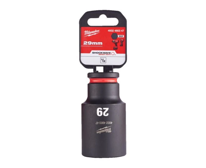 Milwaukee 4932480347 Shockwave Impact Duty Impact Sockets 29 mm 1/2"