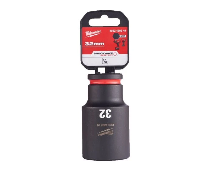 Milwaukee 4932480349 Shockwave Impact Duty Impact Socket Deep 32mm 1/2"