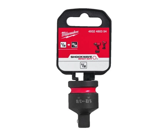 Milwaukee 4932480354 1/2" Impact Socket Reducer Adaptor From 1/2" to 3/8"