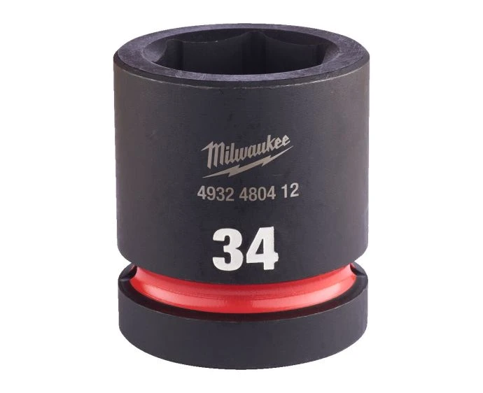 Milwaukee 4932480412 Shockwave Impact Duty Impact Socket STD 34mm 1"