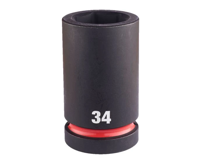 Milwaukee 4932480428 Shockwave Impact Duty Impact Socket Deep 34mm 1"
