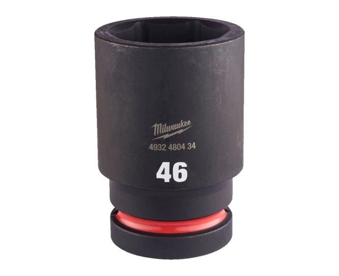 Milwaukee 4932480434 Shockwave Impact Duty Impact Socket Deep 46mm 1"