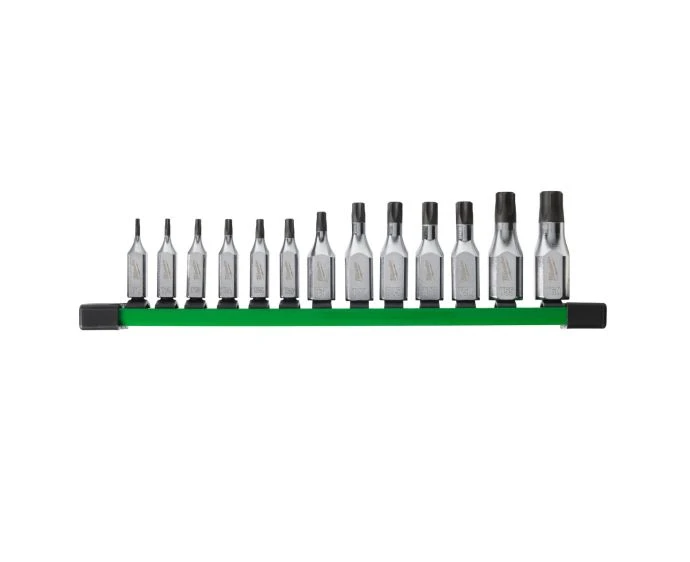 Milwaukee 4932480565 13 Pieces 1/4" and 3/8" Drive Torx Bit Socket Set