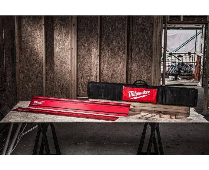 Milwaukee GR-KIT 2 x 1.4m Guide Rail, Joining Bar & Bag - 4932480906