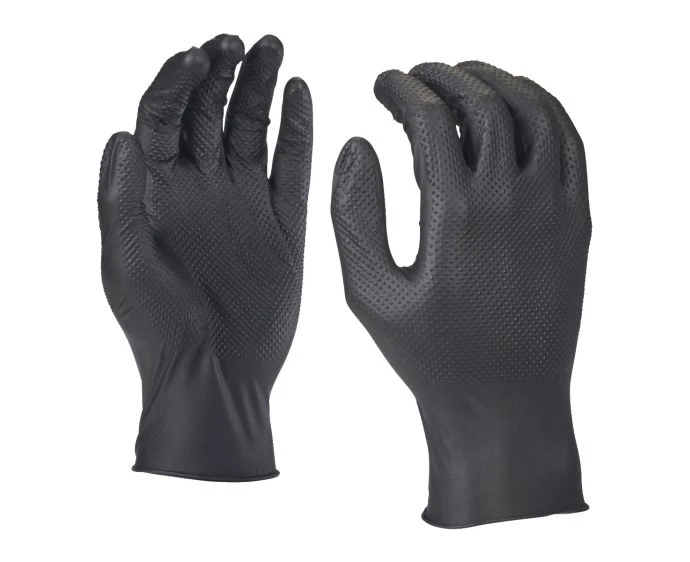 Milwaukee 4932493234 50 Pieces Nitrile Disposable Gloves Grip Size 8 / M 