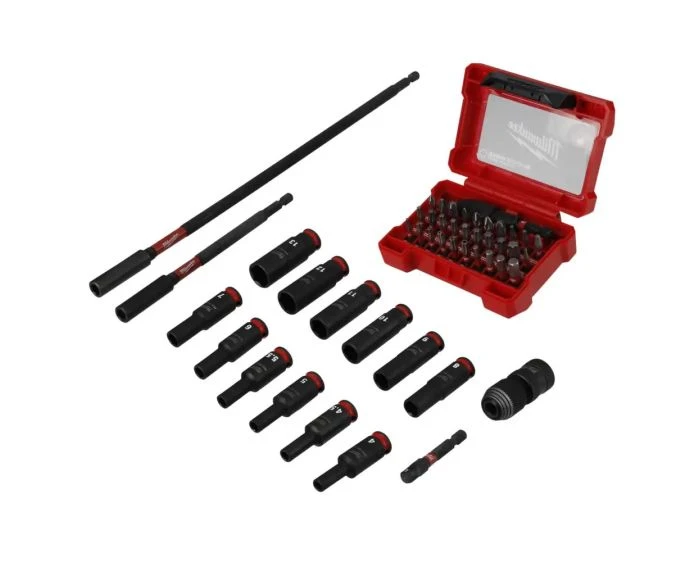 Milwaukee 4932493386 17 Piece PACKOUT™ 1/4 Impact" Socket Deep Foam Set