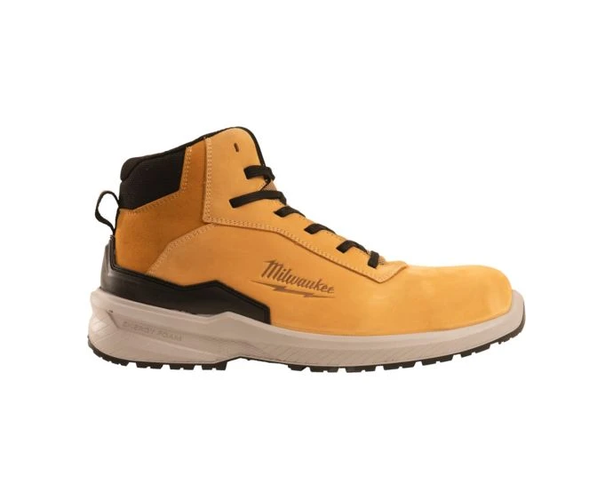 Milwaukee  Flextred S3S Beige Mid Cut Work Shoe - Sizes: 3-13