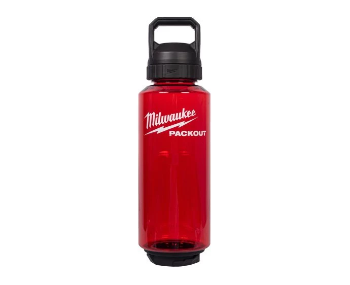 Milwaukee 4932498638 Packout 1420ml Plastic Bottle Chug Lid Red